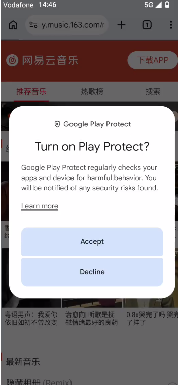 Confirmer le téléchargement